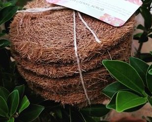 Coconut Coir Utensil and Dish Washing Pads/Scrubs (6 pack/12 pack)